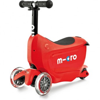 Самокат MICRO MINI2GO DELUXE красный Самокат MICRO MINI2GO DELUXE красный